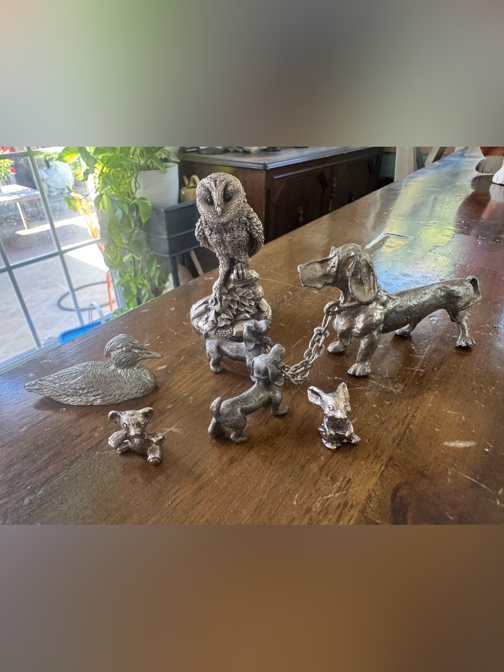 Hallmark Sterling Silver Pewter Figurines Collection
